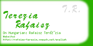 terezia rafaisz business card
